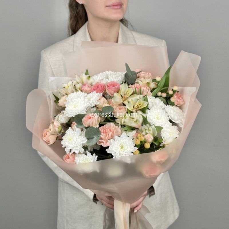 Персиковый букет