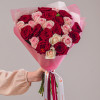 Микс роз розовые+красные